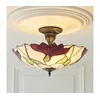 Endon 111896 - Plafonski luster Tiffany BOTANICA 3xE27/10W/230V, prečnik 45 cm