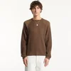 Pulover Dime Printed Rib Sweater Brown/Tan XL