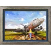 Stari avion, Ulje na platnu, 70 x 100 cm