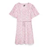 VERO MODA Dolga srajca VMALBA  temno zelena / roza / svetlo roza / bela