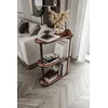Hanah Home Polica za knjige Kaiteki, 24x82x8 cm, Boja oraha