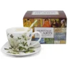 Porcelanasta skodelica White Rose 250 ml + darilo krožnik