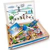 Magnetna drvena tabla Paw Patrol 90pcs 11/80222