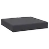 Vidaxl Talna blazina za paleto 60x60x9,5 cm antracitno blago