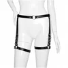 Ženski BDSM pas, nastavljiv za boke in stegna, usnjen Leder 5022 L/XL