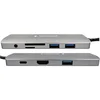 A-CM-COMBO9-03 Gembird USB Type-C 9-in-1 multi-port adapter USB-C+HUB+HDMI+PD+card+ RJ45