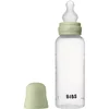 BIBS - Otroška steklenička 270 ml, silikon - Sage (srednji pretok)