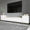 Hanah home TV Komoda Imaj Belo-Zlatna