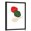 Plakat s paspartujem listje polno barv - 30x45 no frame