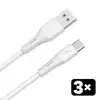 Kabl AVAX CB4305 3X / USB-A to USB-C / 18W / 1.5 m / White