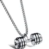 Ogrlica Dumbbell - Srebrna KP34200