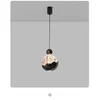 Dengling Viseća lampa LED, Crna