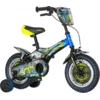 TURBO 12” DEČIJI BICIKL CRNO ZELENO PLAVE BOJE