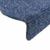 Prostirke za stepenice samoljepljive 15 kom 56x17x3 cm plave poluokrugle