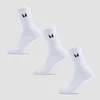 MP Unisex Crew Socks (3 Pack) - White - UK 9-11