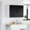 vidaXL vidaXL Kuhinjski element z vrati Kalmar Črna Orehovina 80 x 31 x 60 cm, (5000131316)