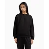 Armani Exchange za ženske. XW000826AF13397UC001 Mikina z izrezom črna (S), Črna, Priložnostno, Šport, Večnamenski &