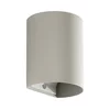 FARO 40524 - Zidno svetlo SOLE 1xGU10/8W/230V, sivo, okruglog oblika