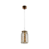 Klausen 142029 - LED luster na sajli JAR LED/5W/230V bakarno/drvo