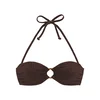 LASCANA Bikini zgornji del  temno rjava