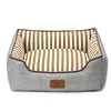 PetJungle krevet za pse sa prugama Sivi S 50x40x14 cm