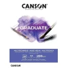 Canson Pad Graduate Mixed Media Skicirka A4 200 g White