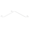 SAPHO Belo Jekleno Oporno Madlo za Tuš 670x670mm - Nosilnost 120kg, SAPHO