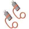 shumee 4smarts USB-C na Lightning PD 27W adapter siv, 2 kosa