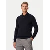 BOSS Pulover H-Ebenji-L 50571928 Mornarsko modra Slim Fit