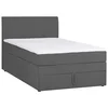 Boxspring Krevet Wickie 120/200 cm , siva