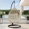 Bessagi Garden viseči stol Nancy (širina/višina/globina: 105/196/120cm), krem