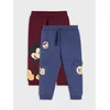 Sinsay - Fleece cargo jogger donji deo trenerke 2 pack - burgundy