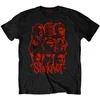 Slipknot Majica WANYK Red Patch Unisex Black 2XL