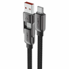 USB-C v USB-C in USB-A polnilni in podatkovni kabel Acefast C13 za hitro polnjenje 60W - 1.2m - črn