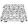VEVOR Modularna povezljiva drenažna talna preproga blazina 30x30x15 cm siva