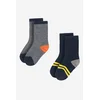 Nogavice Action Boy 8KB-004-AW23 (2-PACK) Mornarsko modra