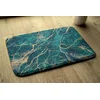 tulup.si Preproga za kopalnico Zeleni marmor 75x45 cm Bela