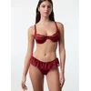 Trendyol Milla Ženski set donjeg veša Thmaw25Cc00011, Bordo