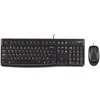 LOGITECH MK120 Corded Combo - BLACK - USB - US INTL - EER