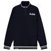 Moški pulover CCM Stripe 1/4 Zip Navy XL