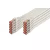CAT 6 S-FTP patch cord, Cu, LSZH AWG 27/7, length 0.5 m, 10 pieces, color white