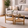 Hanah Home set od 2 umetnutih stočića Nesta 2, hrast