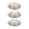 Paulmann 93410 - SET 3xLED/6,5W IP44 prigušiva kupatilsko svetlo COLE 230V