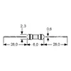 OTPORNIK UGLJENI 5% 3,3R 1/4W
