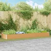 Povišena vrtna gredica 390 x 100 x 36 cm Cinkani čelik