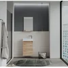 HANAH HOME Kupatilski ormarić sa umivaonikom i ogledalom (2 komada) Conza 45 157