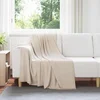 Pokrivači za bacanje 6 pcs Bež 170 x 130 cm Runo
