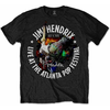 Jimi Hendrix Unisex majica Atlanta Pop Festival 1970 S