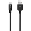 Hoco podatkovni kabel X14 Micro USB 2m 3A črn pleten