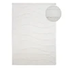 Bela ročno tkana preproga iz mešanice volne 140x200 cm Sculptured Wave – Flair Rugs